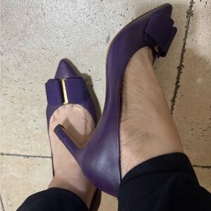 Elegant Purple Women's Heels